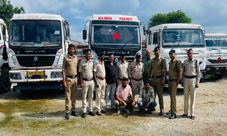 BIG NEWS: चोरी-फायनेंस के वाहनों पर फर्जी नंबर, फिर किसी को बेचते, तो किसी का करते उपयोग, अब नयागांव पुलिस ने किया गिरोह का पर्दाफाश, करोड़ों के टाटा सिग्ना एवं अशोक लीलैंड के चेचिस जप्त, क्या है पूरा मामला...! पढ़े खबर