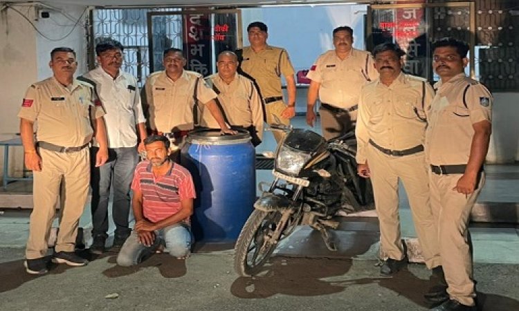 BIG NEWS: बाइक पर मादक पदार्थ की स्मगलिंग, डिलेवरी से पहले नयागांव पुलिस ने पकड़ा, ड्रम से इतना डोडाचूरा जप्त, राजस्थान का आरोपी भी गिरफ्तार, पढ़े खबर