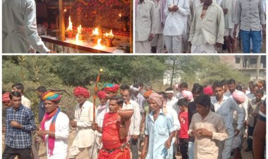 NEWS : नवरात्री अंतिम दिन, जीरन के क्षेत्र में उमड़ा श्रद्वालु का सैलाब, ढोल नगाड़ों के साथ हुआ माता का विसर्जन, पड़े खबर