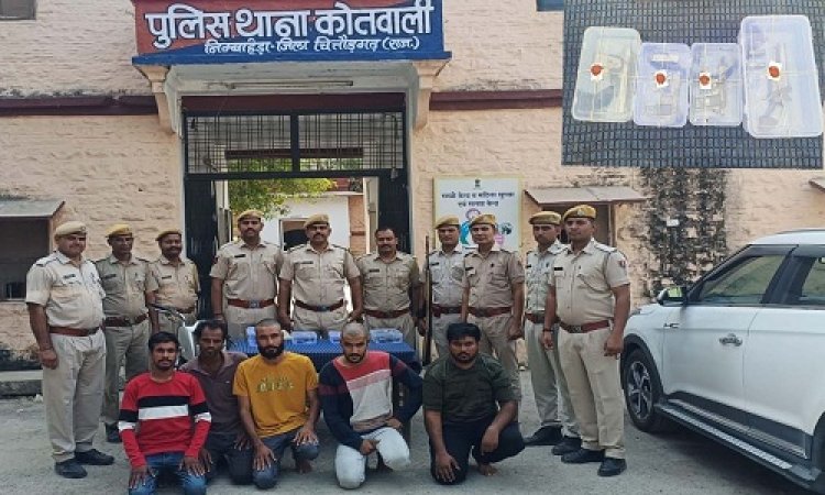 BIG NEWS : निंबाहेड़ा कोतवाली पुलिस की तीन बड़ी कार्यवाही, पिस्टल, 12 बार और देशी कट्टे साहिर ये जप्त, पांच आरोपी गिरफ्तार, पढ़े ये खबर