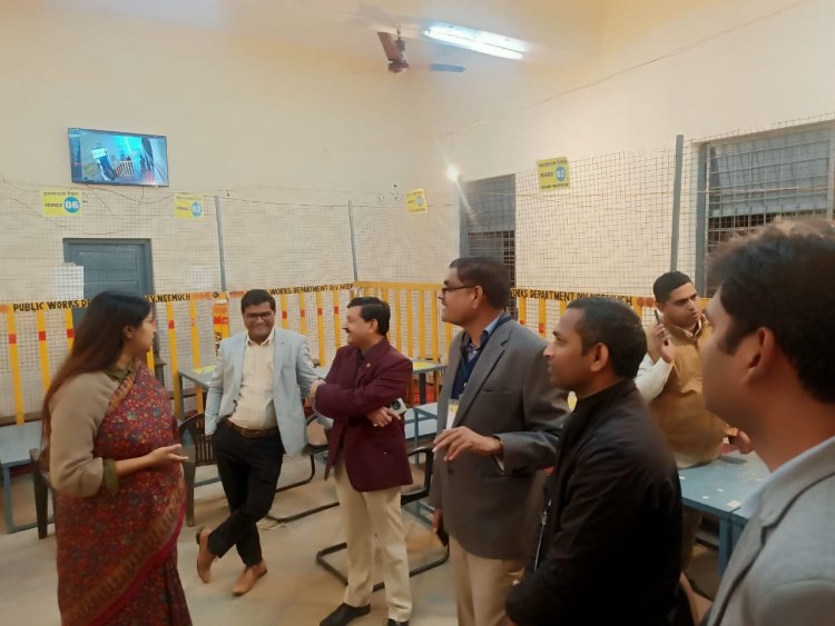 NEWS : कलेक्टर दिनेश जैन ने टीम के साथ लिया मतगणना स्थल का जायजा,और स्ट्रांग रूम परिसर का भी किया निरीक्षण,तो प्रेसवार्ता में दी ये महत्वपूर्ण जानकारी भी,पढ़े ये खबर