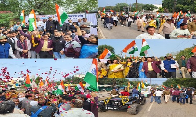 NEWS : सशस्त्र सेना झंडा दिवस,कलेक्टर सहित प्रशानिक अमला जब निकाल पड़ा सड़को पर,तो यू जुड़ गया शहरवासियों का कारवां भी,सेनिको के सहयोग के लिए आगे आया नीमच, पढ़े खबर
