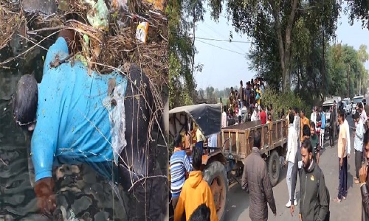 BIG NEWS: महू-नीमच हाईवे पर कुएं में मिली लाश, पुलिस अधिकारी पहुंचे मौके पर, अब पंचनामा तैयार, और जांच भी शुरू, आखिर कौन है काली पेंट व नीली टीशर्ट वाला ये मृतक...! पढ़े नरेंद्र राठौर की खबर