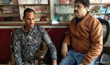 BIG NEWS: जिला प्रशासन फ्री बी.पी. चेकअप अभियान, अब तक 2 हजार से ज्यादा लोगों की नि:शुल्क जांच, इतने व्यक्तियों का ब्लड प्रेशर असामान्य, मेडिकल संचालक ने दी ये सलाह, पढ़े खबर