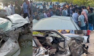 BIG NEWS: नीमच-मनासा रोड़ पर भीषण सड़क हादसा, तूफान की तरह आपस में भिड़ी दो कार, इतने लोग घायल, किसकी हालत गंभीर, जिला कलेक्टर और एसपी भी पहुंचे मौके पर, पढ़े खबर