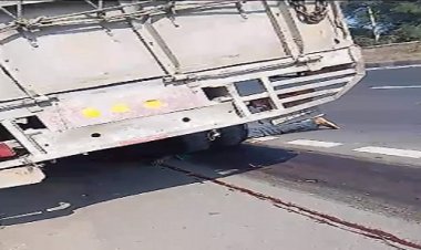 BIG BREAKING: महू-नीमच हाईवे पर ट्रक ने बाइक सवार को कुचला, मौके पर अकाल मौत, हादसा ऐसा की खड़े हो गए रौंगटे, मल्हारगढ़ पुलिस मौके पर, पढ़े खबर