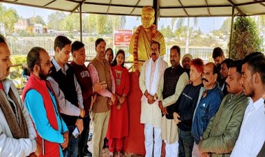 NEWS: भाजपा ने मनाई पंडित दीनदयाल की पुण्यतिथि, प्रतिमा पर किया माल्यार्पण, बताया योगदान, पढ़े खबर