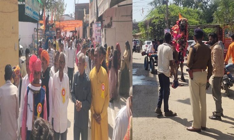 BIG BREAKING: नीमच सिटी में निकल रहीं शोभायात्रा, अचानक पहुंची पुलिस, और लिया ये बड़ा एक्शन, ये तत्काल कराया बंद, समाजजनों ने भी जताई सहमति, पढ़े खबर
