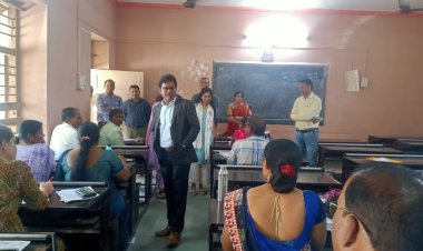 NEWS: जिला पंचायत सीईओ ने किया मूल्यांकन केंद्र का निरीक्षण, बोर्ड परीक्षाओं के मूल्यांकन कार्य का लिया जायजा, ये अधिकारी भी रहें मौजूद, पढ़े खबर