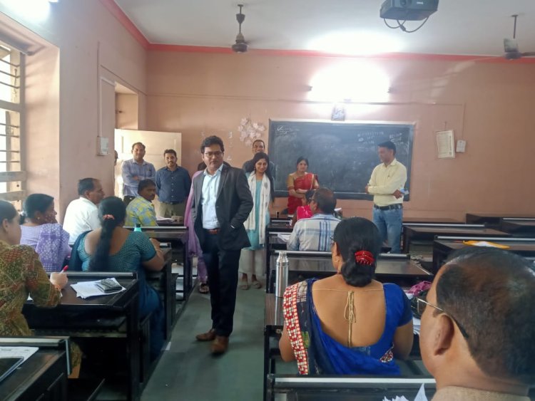 NEWS: जिला पंचायत सीईओ ने किया मूल्यांकन केंद्र का निरीक्षण, बोर्ड परीक्षाओं के मूल्यांकन कार्य का लिया जायजा, ये अधिकारी भी रहें मौजूद, पढ़े खबर
