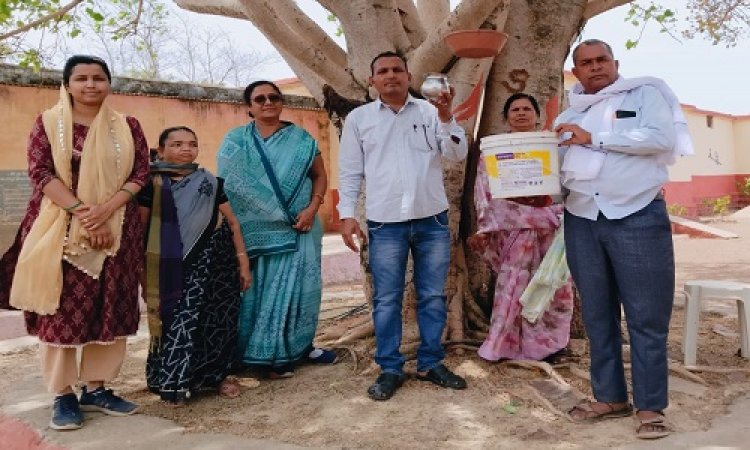 NEWS: भीषण गर्मी का दौर, स्कूल परिसर में विद्यालय परिवार ने लगाएं सकोरे, दिया ये संदेश, पढ़े खबर