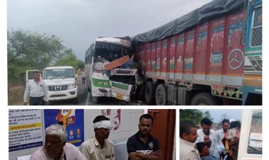 BIG NEWS : चुनावी ड्यूटी के बाद लोट रहा दल हादसे का शिकार,बस टकराई ट्रक से,9 कर्मचारी घायल,एक की मौत की खबर,प्रशासनिक अमला पंहुचा मंदसौर अस्पताल,पढ़े ये खबर
