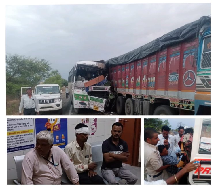 BIG NEWS : चुनावी ड्यूटी के बाद लोट रहा दल हादसे का शिकार,बस टकराई ट्रक से,9 कर्मचारी घायल,एक की मौत की खबर,प्रशासनिक अमला पंहुचा मंदसौर अस्पताल,पढ़े ये खबर