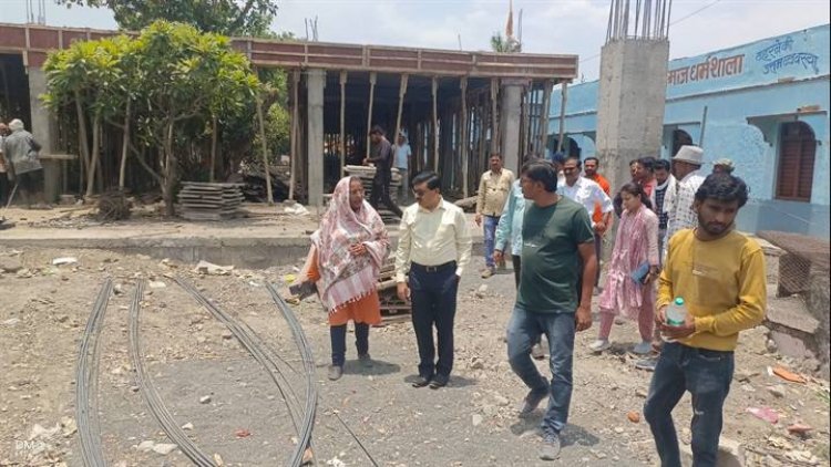 BIG NEWS : जिला कलेक्टर दिनेश जैन पहुंचे भादवामाता, विभिन्न निर्माण कार्यो का किया निरीक्षण, इन्हें दिए आवश्यक निर्देश, तो ये अधिकारी भी रहें साथ, पढ़े खबर