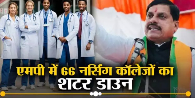 BIG NEWS : CM मोहन यादव का सबसे बड़ा एक्शन, इन 31 जिलों में 66 नर्सिंग कॉलेजों का शटर डाउन, बंद करने के आदेश, अब किन अफसरों पर होगी कार्यवाही...! पढ़े ये खबर