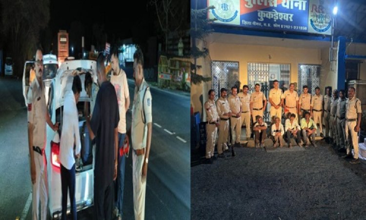 BIG NEWS : अपराधों की रोकथाम, नीमच जिला पुलिस की कॉम्बिंग गश्त, जिला बदर को किया चेक, तो फरार आरोपी गिरफ्तार, स्थायी एवं गिरफ्तारी वारण्ट भी तामील, पढ़े खबर