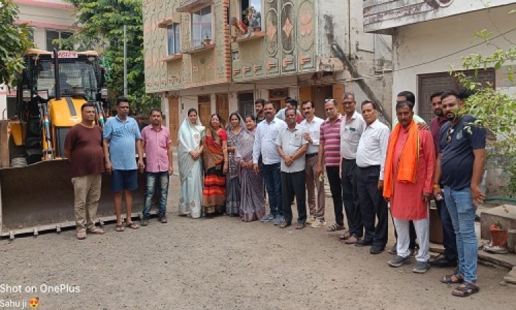 NEWS : विकास की और बढ़ती मल्हारगढ़ विधानसभा, इस वार्ड में सीसी रोड़ निर्माण का शुभारंभ, बिछ रहा है सड़को का जाल, पढ़े खबर