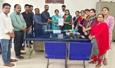 NEWS -जीरन महाविद्यालय स्टाफ हुए एकजुट,प्राचार्य को सौपा ज्ञापन, की इनके ट्रांसफर की मांग,पढ़े खबर