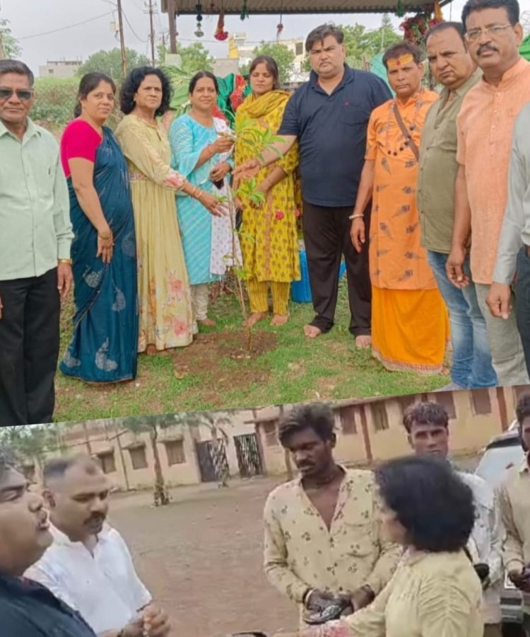 NEWS: एनएसएसजी ग्रीन बेल्ट पर सांभर स्मृति में रोपे रूद्राक्ष के पौधे, जरूरतमंद को बांटी बरसाती चप्पल व भोजन, पढ़े खबर