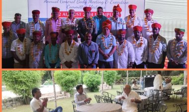 NEWS : राजस्थान फुटबॉल एसोसिएशन की बैठक सम्पन्न, मानवेंद्र सिंह निर्विरोध अध्यक्ष नियुक्त, चितौड़गढ़ फुटबॉल संघ जिलाध्यक्ष पूरण आंजना ने दी बधाई, पढ़े खबर