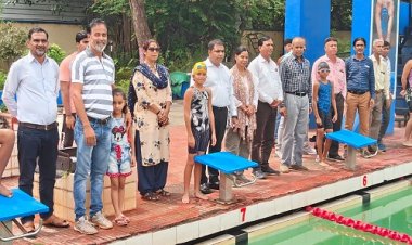 NEWS : जिला स्तरीय शालेय तैराकी प्रतियोगिता का आयोजन संपन्न, इन्होंने किया शुभारंभ, तो इनका मार्गदर्शन भी मिला, पढ़े खबर