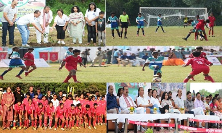 NEWS : सब जूनियर गर्ल्स नेशनल फुटबॉल चैम्पियनशिप, मध्य प्रदेश ने आंध्रप्रदेश को हराकर सेमीफाइनल जीता, दुधिया रोशनी में इनके बीच होगा सेमीफाइनल मुकाबला, पढ़े खबर