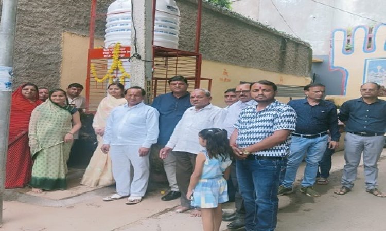 NEWS : रामपुरा नगर की जनता को मिली सौगात, वाटर कूलर का शुभारंभ, ठंडे पानी से बुझेगी प्यास, पढ़े रुपेश सारू की खबर