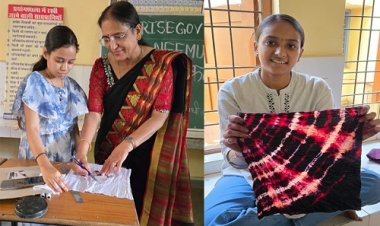 NEWS : लोकल फोर वोकल, छात्राओं ने बंधेज कलां के माध्यम से सीखी बारीकियां, वस्त्रों पर उकेरी मनपसंद एवं सुंदर आकृतियां, पढ़े खबर