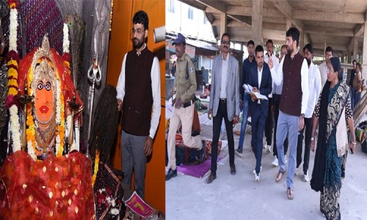NEWS : नीमच जिला कलेक्टर पहुंचे मालवा की वैष्णोदेवी के दरबार, दर्शन के साथ की पूजा-अर्चना, फिर निर्माण कार्यों का निरीक्षण भी, एजेंसियों को दिए ये निर्देश, पढ़े खबर