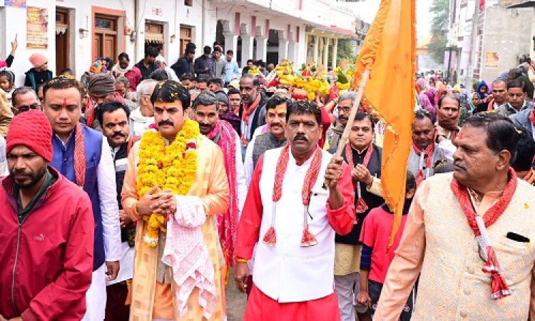 NEWS : ग्राम अल्हेड में निकली भव्य कलश यात्रा, सात दिवसीय श्रीमद भागवत कथा का हुआ आगाज, इनके मुखारविंद होगा वाचन, पढ़े खबर