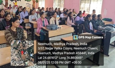 NEWS : पैशन इन प्रोफेशन-करियर इन साइंस विषय, नीमच के जाजू कन्या महाविद्यालय में कार्यशाला संपन्न, छात्राओं को बताएं कौशल क्षमता विकसित करने के तरीके, पढ़े खबर