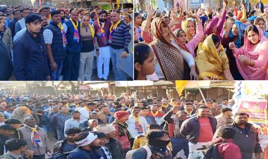 NEWS : ग्राम चीताखेड़ा से सांवरिया सेठ तक पैदल यात्रा रवाना, ढोल-डीजे की थाप पर झूमे भक्त, इन्होंने जगह-जगह किया स्वागत, पढ़े आजाद मंसूरी की खबर