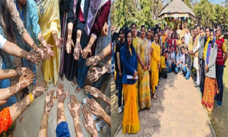NEWS : जाजू कॉलेज में वसंतोत्सव की धूम, सरस्वती पूजन से शुभारंभ, शामदार प्रतियोगिताओं का आयोजन, इन्होंने दिखाया अपना हुनर, तो ये विजेता, पढ़े खबर
