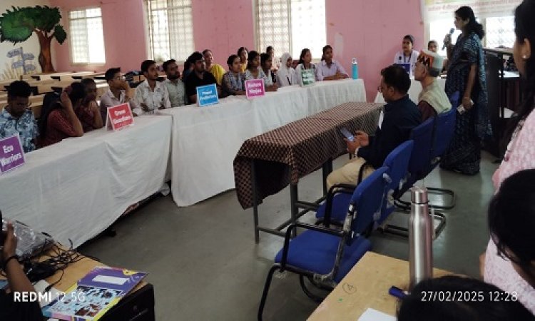 NEWS : जाजू कॉलेज में अंतर्महाविद्यालयीन पर्यावरण क्विज संपन्न, डॉ. सी.पी पचौरी ने कहां- स्वयं से करें सुधार की शुरुआत, तभी पर्यावरण होगा संरक्षित, पढ़े खबर