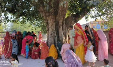 BIG NEWS : सुहागिन महिलाओं ने किया दशामाता का पूजन, घर में सुख-समृद्धि की कामना, पीपल पर बाधा कच्चा सूत, पढ़े खबर