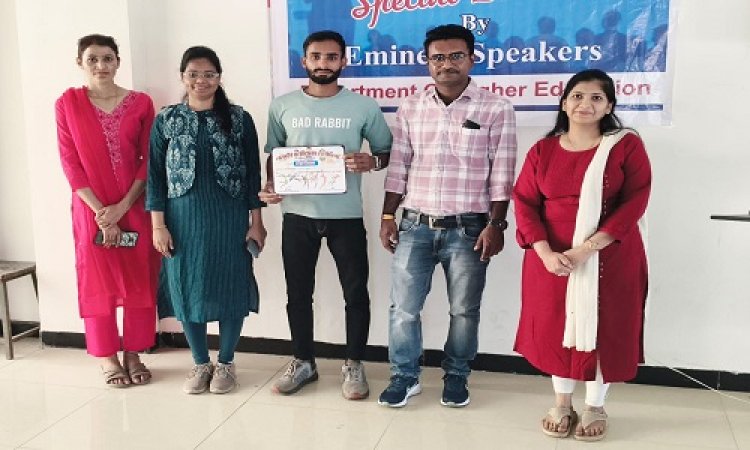 NEWS : जीरन कॉलेज के खिलाड़ी अंकित गुर्जर का खो-खो वेस्टजोन स्पर्धा हेतु चयन, इन्होने दी बधाई, पढ़े खबर