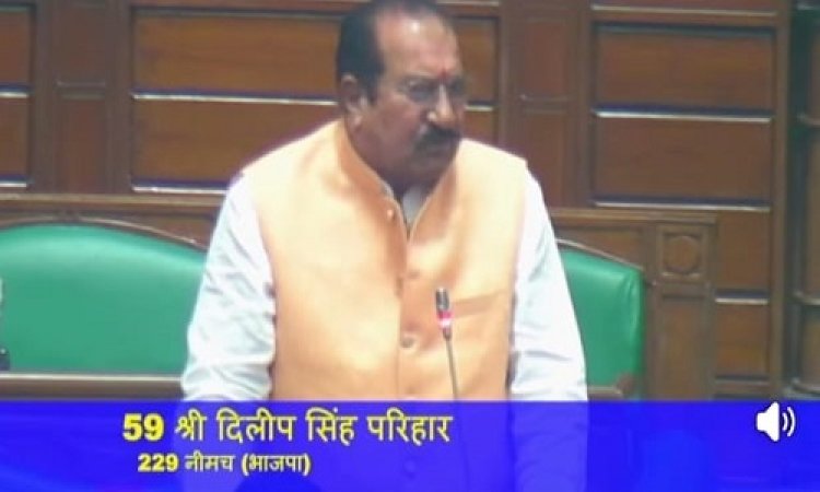 BIG NEWS : विधायक दिलीपसिंह परिहार ने विधानसभा में उठाया ये बड़ा मुद्दा, तो जनता ने सोशल मीडिया पर दिया धन्यवाद, चौपाल से भोपाल तक कुछ यूं छा गए बापू...! पढ़े खबर