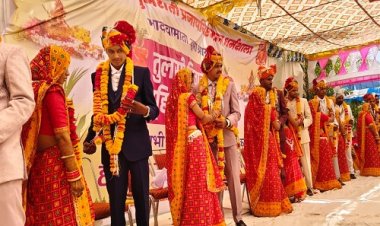 BIG NEWS : भादवामाता में सामूहिक विवाह सम्मेलन, कई जोड़े बंधे परिणय सूत्र में, प्रजापति समाज ने दूसरी बार किया ये भव्य आयोजन, पढ़े खबर