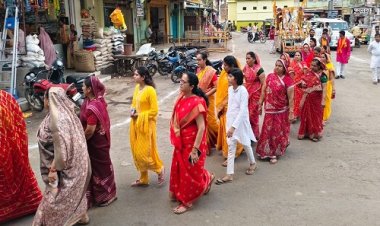 NEWS : नगर में गूंजा जय-जय परशुराम, रामपुरा में निकला भव्य चल समारोह, महिलाओं-पुरुषों ने पेश की एकता की मिसाल, ब्राह्मण समाज ने कुछ यूं मनाई अपने आराध्य देव की जयंती, पढ़े खबर