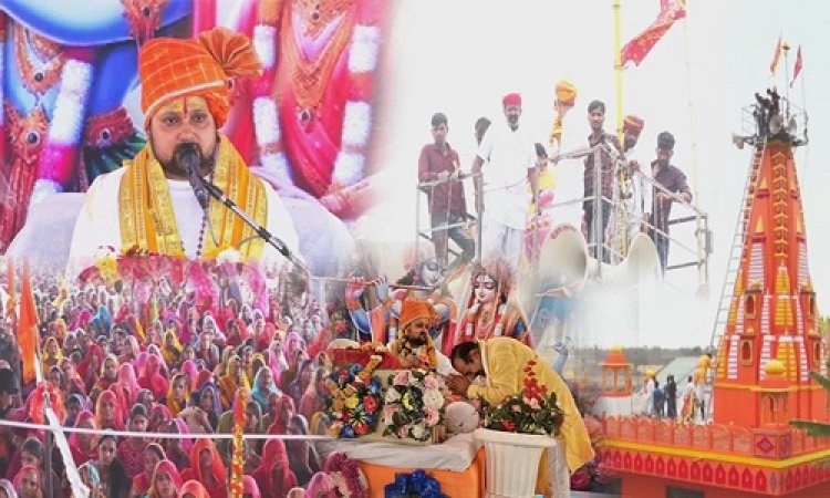 NEWS : श्री महिषासुर मर्दिनी माता मंदिर पर प्रतिष्ठा महोत्सव का समापन, रावले परिवार काली कोटड़ी व ग्रामीणों ने चढ़ाया कलश, विधायक परिहार ने लिया गुरूदेव का आर्शीवाद, पढ़े खबर