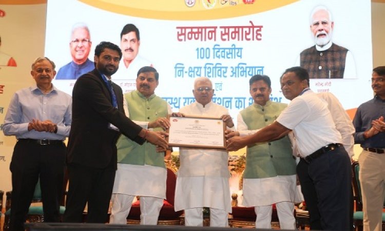WOW ! टी.बी. मुक्त नीमच अभियान का सफल क्रियान्वयन, जिला कलेक्टर हिमांशु चंद्रा एवं स्वास्थ्य विभाग को मिला राज्य स्तरीय सम्मान, महामहिम राज्यपाल और मुख्यमंत्री ने किया सम्मानित, पढ़े खबर
