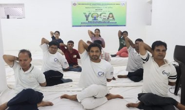 NEWS : अंतर्राष्ट्रीय योग दिवस, ICAI नीमच शाखा के पदाधिकारियों और सदस्यों ने किया योगाभ्यास, एक धरती-एक स्वास्थ्य थीम पर हुआ खास कार्यक्रम का आयोजन, पढ़े खबर