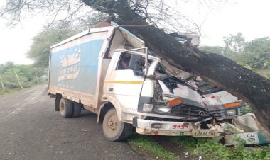 BIG NEWS : नीमच-सिंगोली रोड़ पर हादसा, बबूल के पेड़ से टकराया ट्रक, तो इन्हें आई चोटे, पर ऐसे टल गया बड़ा हादसा, पढ़े खबर