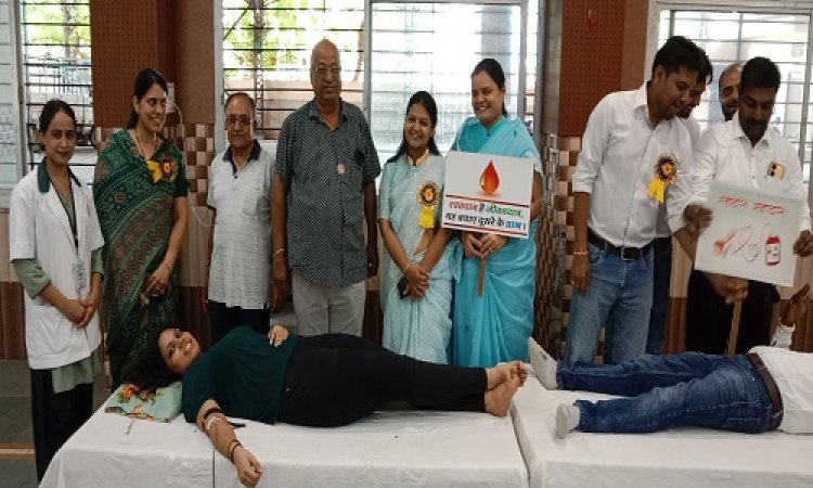 NEWS : विश्व रक्तदाता दिवस, श्री अग्रसेन सोश्यल ग्रुप ने किया रक्तदान, युवाओं ने बढ़-चढ़कर लिया हिस्सा, इतने युनिट ब्लड मिला, मानव जीवन बचाने में बड़ा कदम, पढ़े खबर