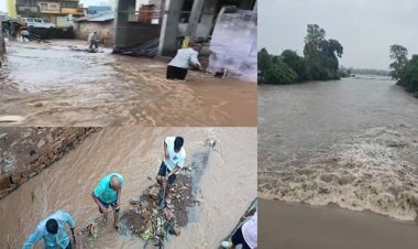 BIG NEWS : नीमच जिले में मूसलाधार बारिश, रतनगढ़ में गुंजाली नदी उफान पर, तो यहां घरों में घुसा पानी, नगर परिषद की टीम मौके पर, पढ़े खबर