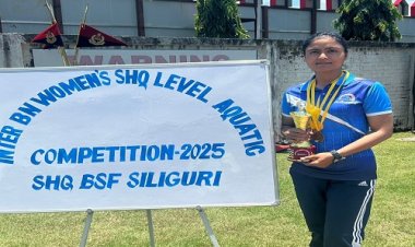 NEWS : देश सेवा के साथ खेलों में भी अव्वल नीमच की बेटी दिव्या, तैराकी में हासिल किए तीन गोल्ड मैडल, परिवार के साथ जिले का नाम कुछ यूं किया गौरवान्वित, पढ़े खबर