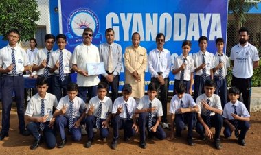 NEWS : सीबीएसई क्लस्टर, राज्य स्तरीय व अंतरराष्ट्रीय खिलाड़ियों का सम्मान, ज्ञानोदय स्कूल के खिलाडियों का भव्य किया स्वागत, यहां मारी बाजी, पढ़े खबर