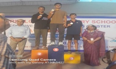 NEWS : ज्ञानोदय इंटरनेशनल सीबीएसई का तैराकी प्रतियोगिता में शानदार प्रदर्शन, पृथ्वीराज सिंह हरोड़ ने मारी बाजी, पढ़े खबर