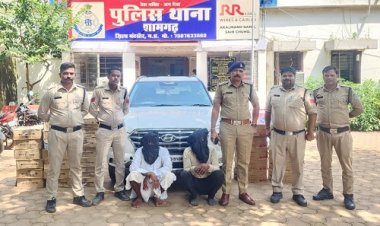 BIG NEWS : लक्जरी कार में अवैध नशे का जखिरा, सूचना मिलते ही शामगढ़ पुलिस की बड़ी कार्यवाही, हजारों रुपयों की 30 पेटी शराब जप्त, बहादुर और मदन भी गिरफ्तार, पढ़े खबर