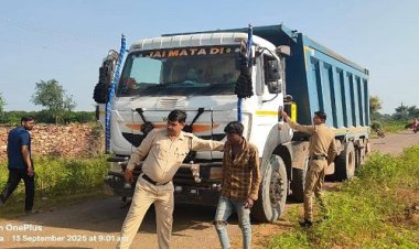 BIG NEWS : जावद क्षेत्र में खनिज विभाग की बड़ी कार्यवाही, अवैध परिवहन और उत्खनन करते डंपर और ट्रैक्टर जप्त, पढ़े खबर